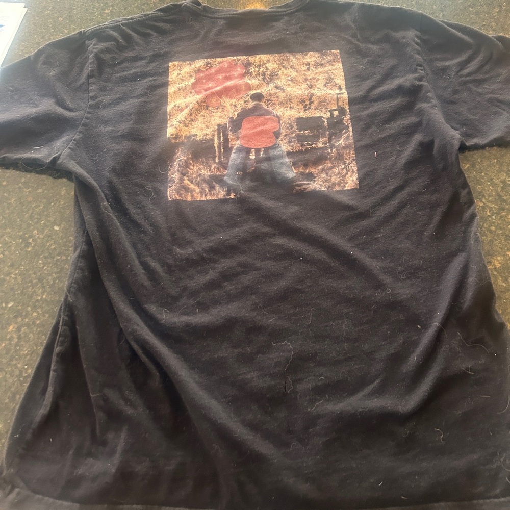 Black Graphic Men's Shirt